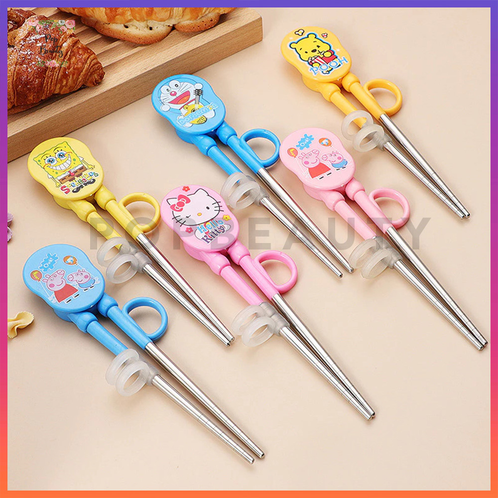 Sumpit Anak Alat Belajar Makan dengan Karakter Lucu