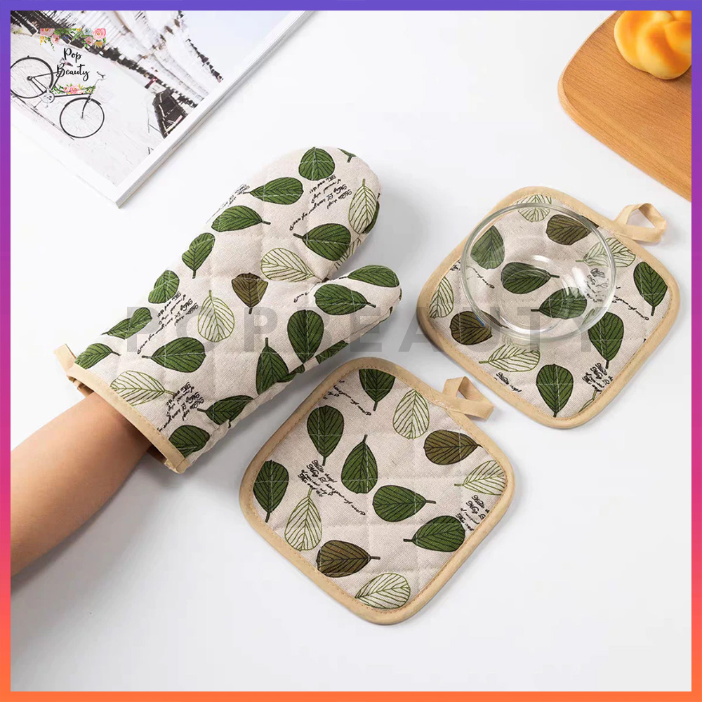 Set Sarung Tangan dan Tatakan Anti Panas