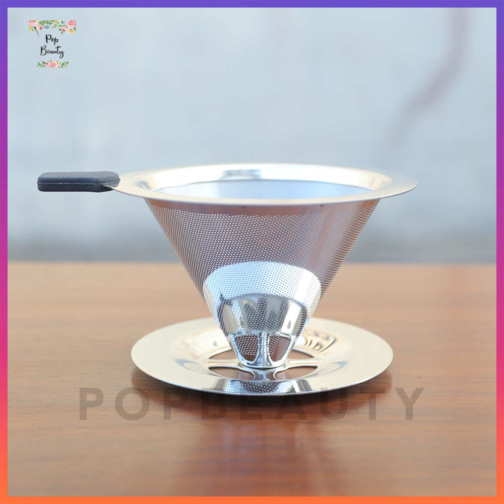 Coffee Filter - Saringan Kopi Stainless - V60 Coffe Dripper Paperless