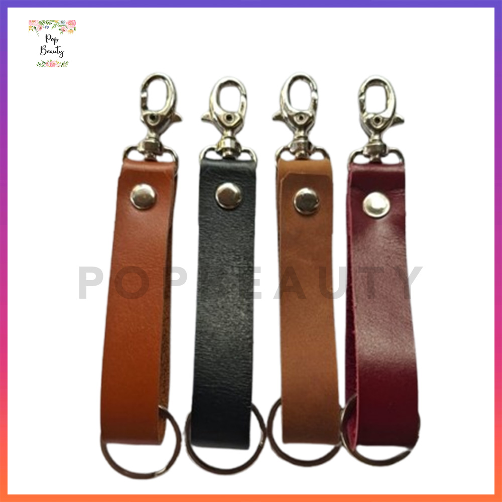 Gantungan Kunci Kulit Isi 2 Pcs (Warna Random)