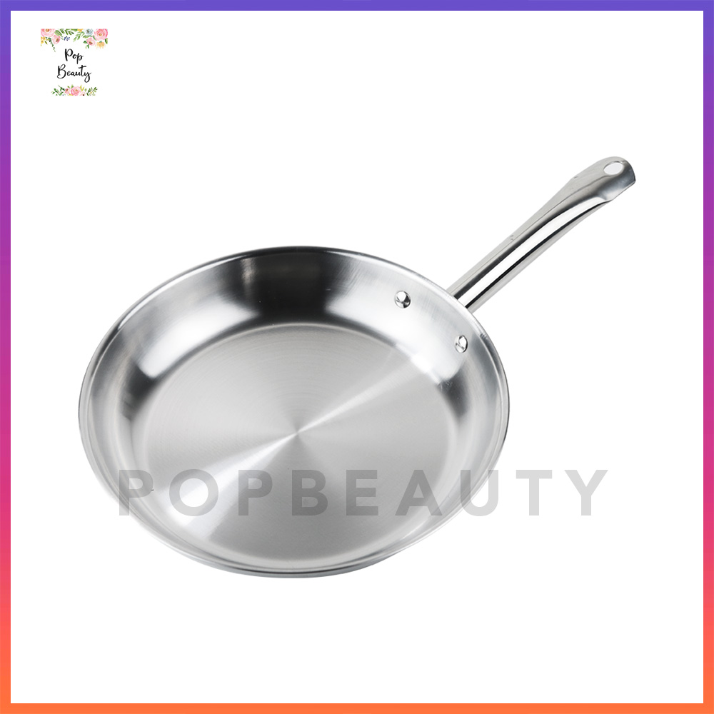 Wajan Stainless Steel Golden Flying Fish- 28 cm