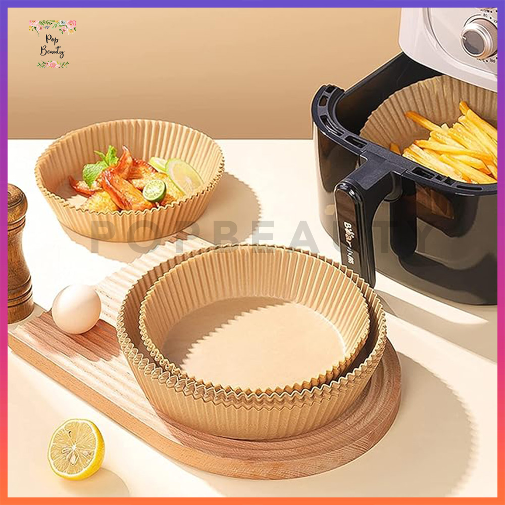 Kertas Alas Air Fryer Isi 50 pcs - Coklat